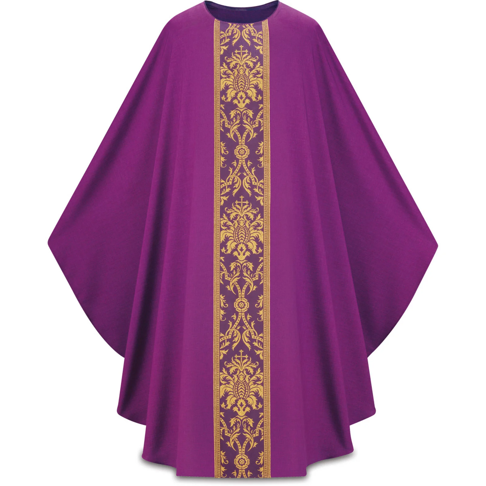 Robe de Prêtre Religieuse d'Halloween, Costume de Cosplay, Chasuble Vintage Ample, Cape de Fête pour Adulte
