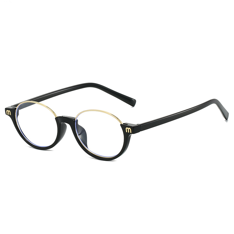 Lunettes de soleil ovales de marque 2026 pour femmes, demi-monture, lettres M décoratives, lunettes de soleil de créateur pour femmes, UV400, voyage, mode, lunettes