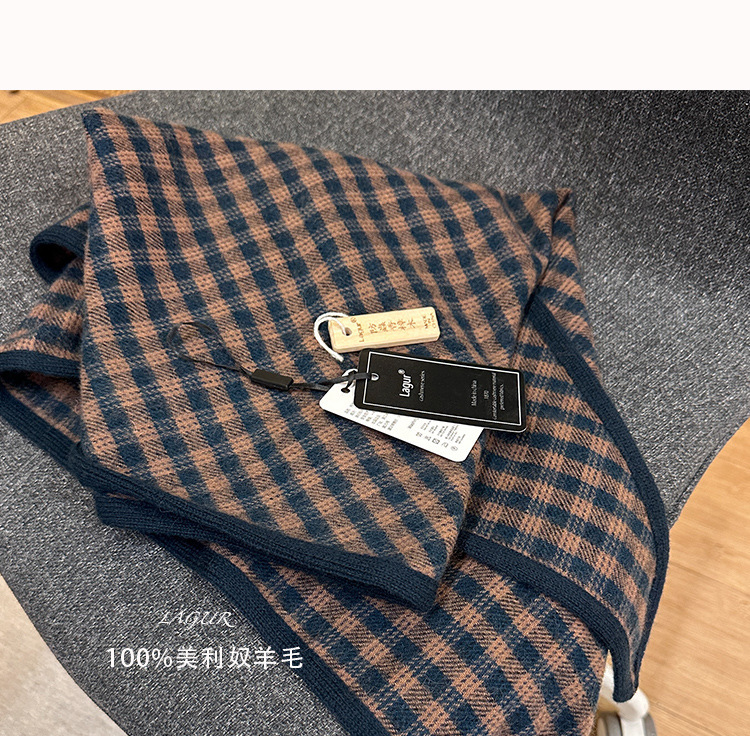 Écharpe Triangle 100% laine pour femmes, ingénérité britannique, ourlet fait à la main, châle polyvalent de couleur unie, double usage, hiver