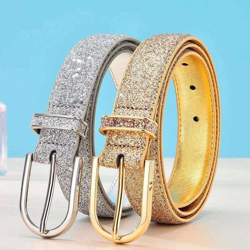 Ceinture en or femmes mode ceintures en cuir PU pour femme de luxe de haute qualité marque sangle décontractée pour jean femmes ceinture de créateur nouveau