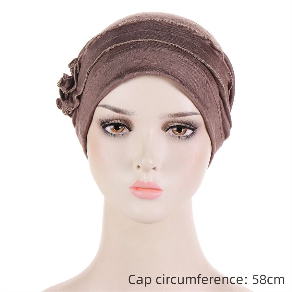 Confort écharpe casquette douceur bandeau chapeaux Turban chapeaux femmes Hijab Cancer chimio bonnets casquette