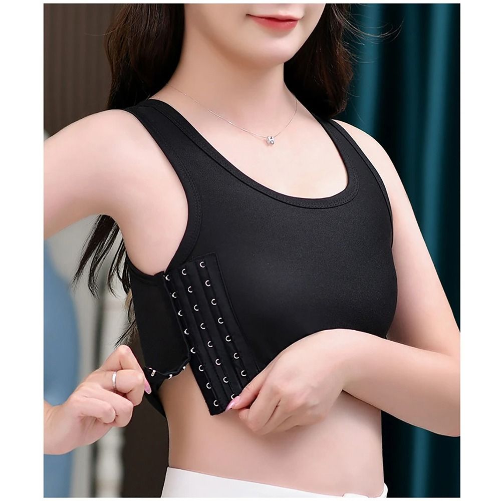 M-3XL renforcer Corset renforcé court Corset Tomboy lesbiennes débardeurs poitrine Shaper poitrine liant Trans gilet chemise sous-vêtements