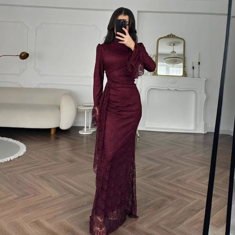 Robe longue sexy en maille moulante, col en V, bretelles larges, fleurs et sequins, dos nu, à nouer, jupe longue, collection été 2026, pour mariage, anniversaire, ou soirée, Vestido pour femme