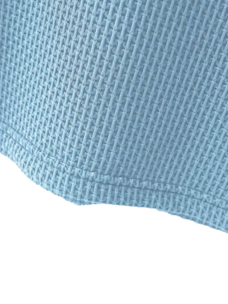 T-shirt d'été à manches courtes pour hommes, haut à revers en soie glacée