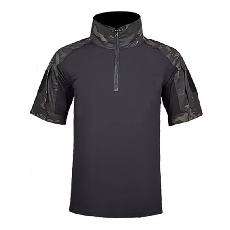 DulShirt Camo à manches courtes pour hommes, garder au chaud, t-shirt skip, vêtements d'uniforme de plein air, chemises de randonnée, haut