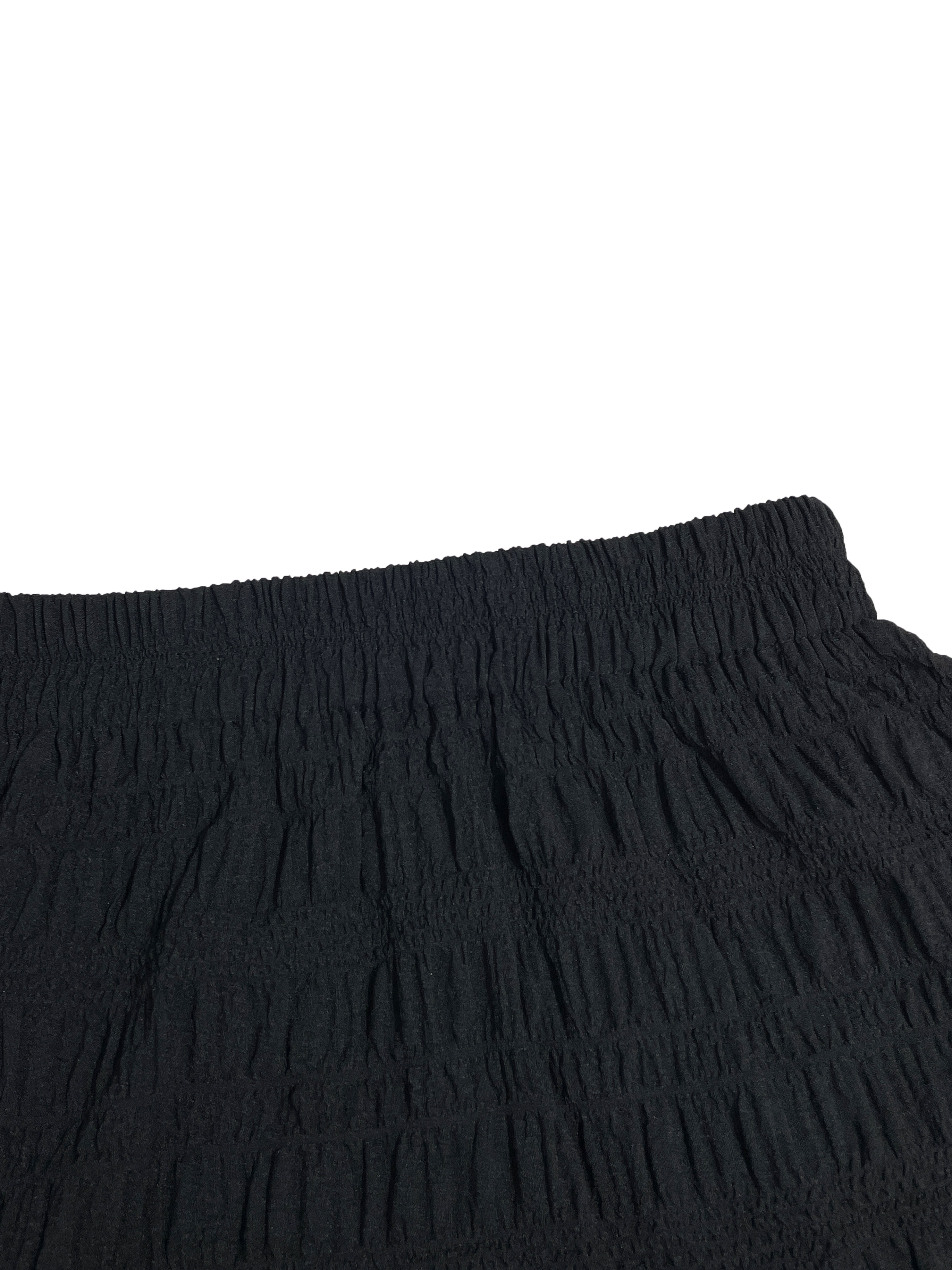 Jupe évasée texturée de couleur unie pour femmes, Style vacances, taille haute, jupe de plage florale, décontractée, ligne a, balançoire, été