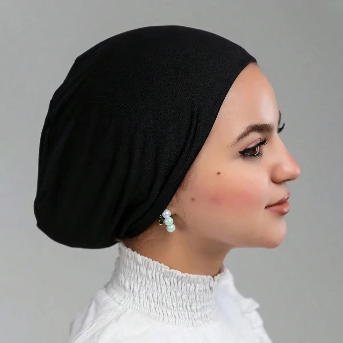 Nouvelles sous-bonnets musulmans pour femmes 2026 en jersey extensible, bonnets intérieurs pour hijabs, sous-bonnets à devant rond, bonnets islamiques pour femmes, turbans, bonnets, bandanas