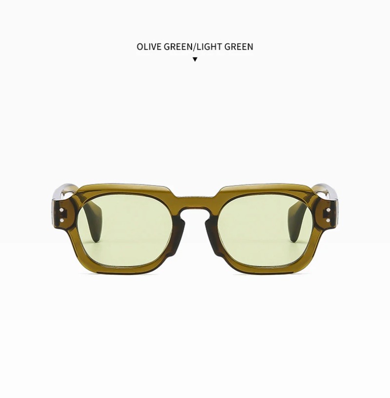 Nouvelles Lunettes de Soleil Carrées Vintage Homme Femme Marque Designer Irrégulières Mode Rétro Extérieur Protection UV400
