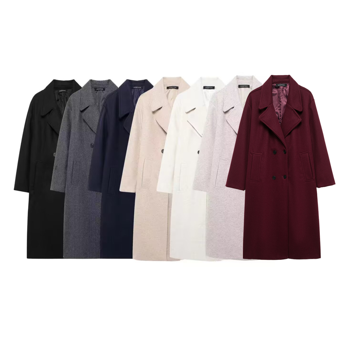 Manteau décontracté et confortable pour femme, en tissu polyester doux, élégant, amincissant, polyvalent, à manches longues et boutonnage.