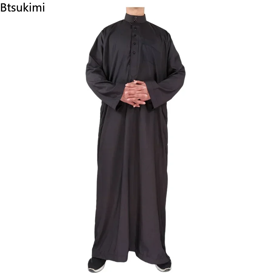 Mode musulmane hommes Robe caftan Abaya Pakistan Jubba hommes Bonnet Homme Musulman arabe islamique vêtements nouveau Qamis Homme Musulman