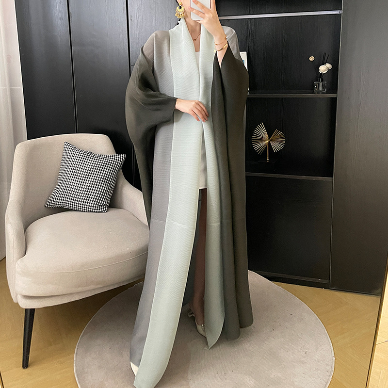 Manteau coupe-vent pour femmes, nouveau style, document nickel é, plus manches chauve-souris larges et larges, écharpe longue, automne 2024