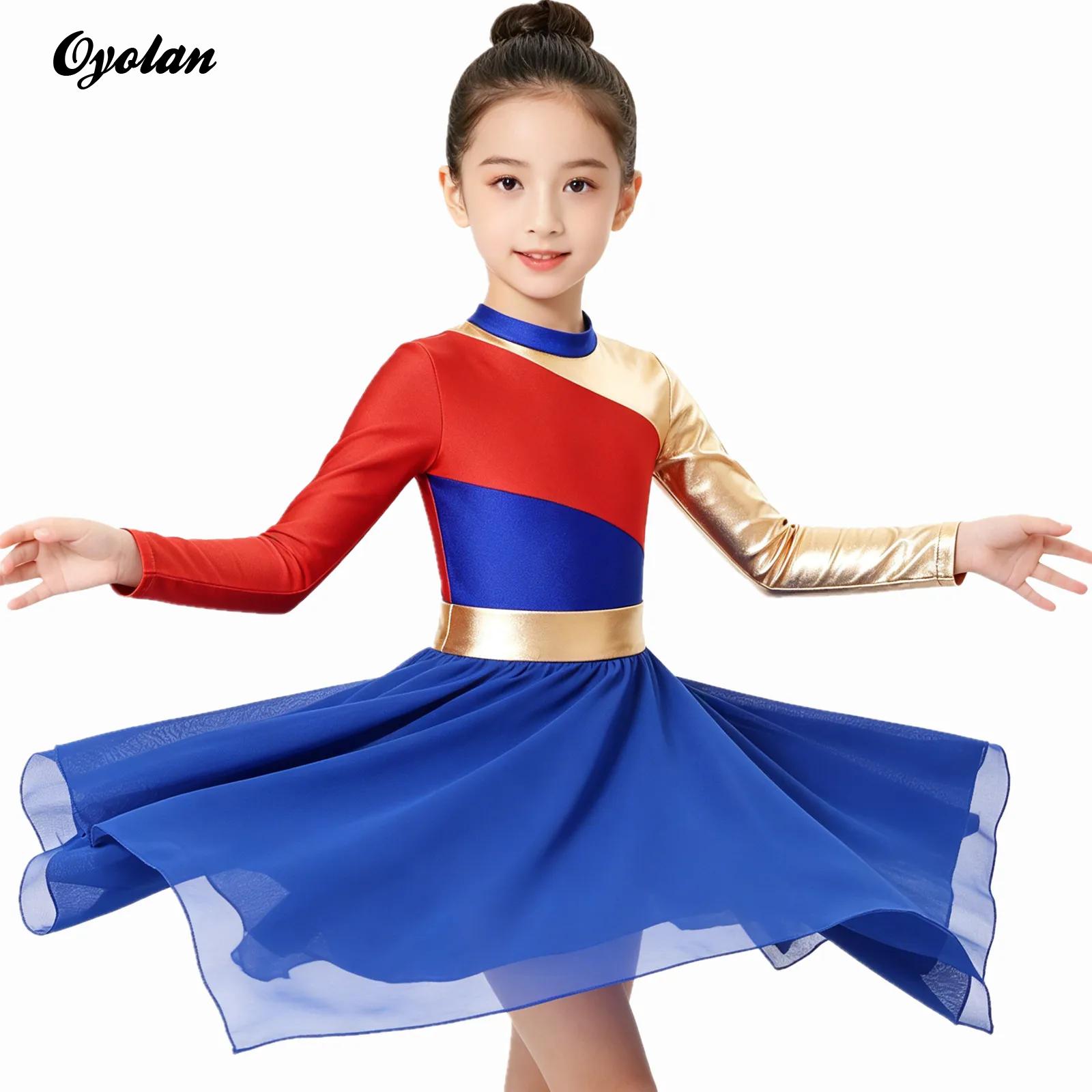Robe de danse lyrique de Ballet pour enfants filles, tunique de danse chrétienne moderne, robes de chorale, Costume de culte de spectacle
