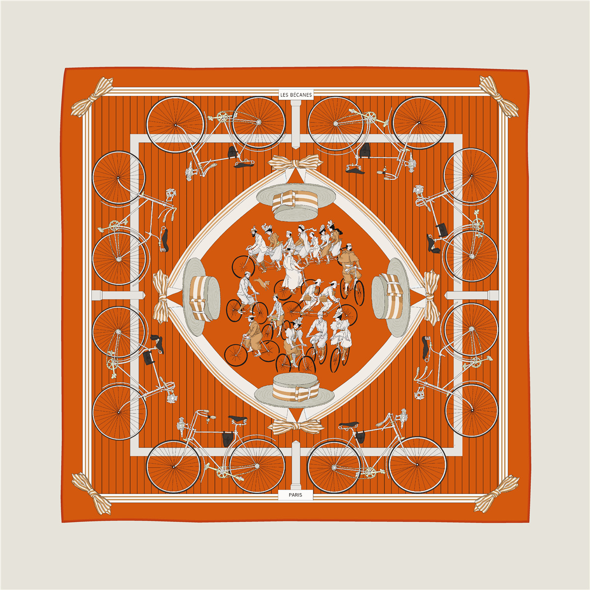 Herms – foulard roulé carré de luxe, 90CM, Double Face, châles en sergé de soie, été, printemps, foulards pour cheveux, cadeau pour mère