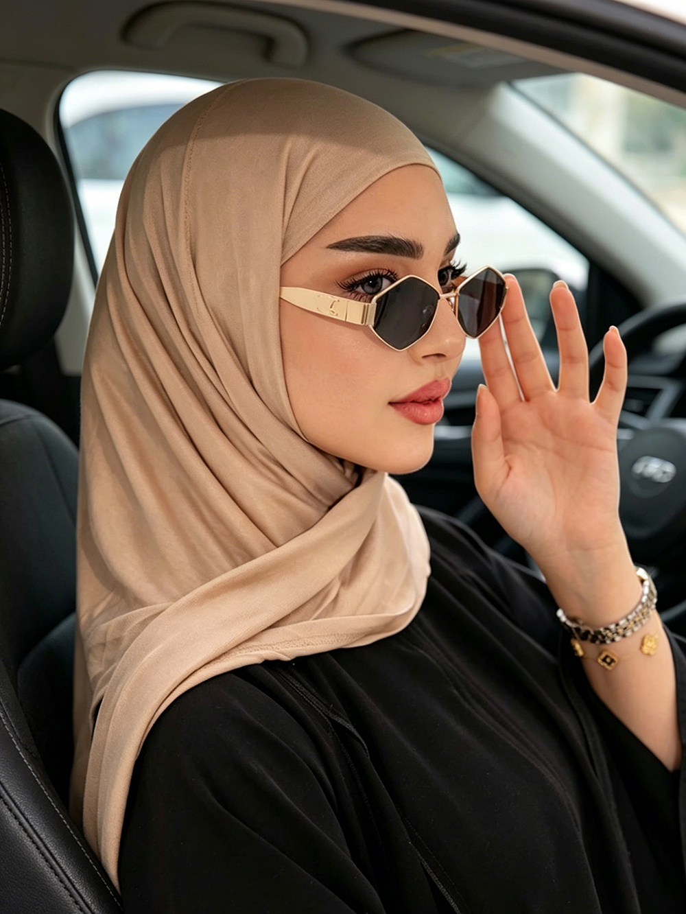 Hijab Amira une pièce pour femmes musulmanes, en modal doux, khimar instantané, jilbab, couvre-chef de prière islamique à couverture complète, hijabs faciles à porter