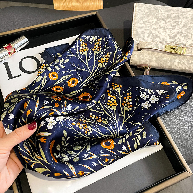 Nouvelle Collection 2026 – Foulard Carré en Soie Véritable 100% pour Femme – Châle, Hijab, Écharpe, Bandana, Cache-cou, Cache-poignet, Bufanda