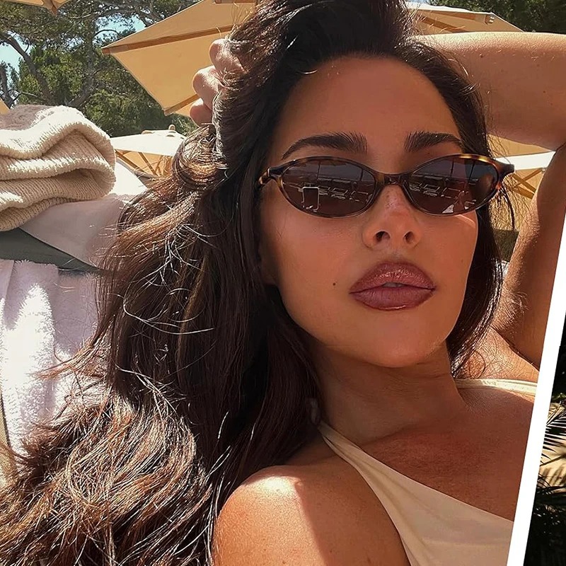Lunettes de mode pour femmes avec monture ovale, parfaites pour un style décontracté