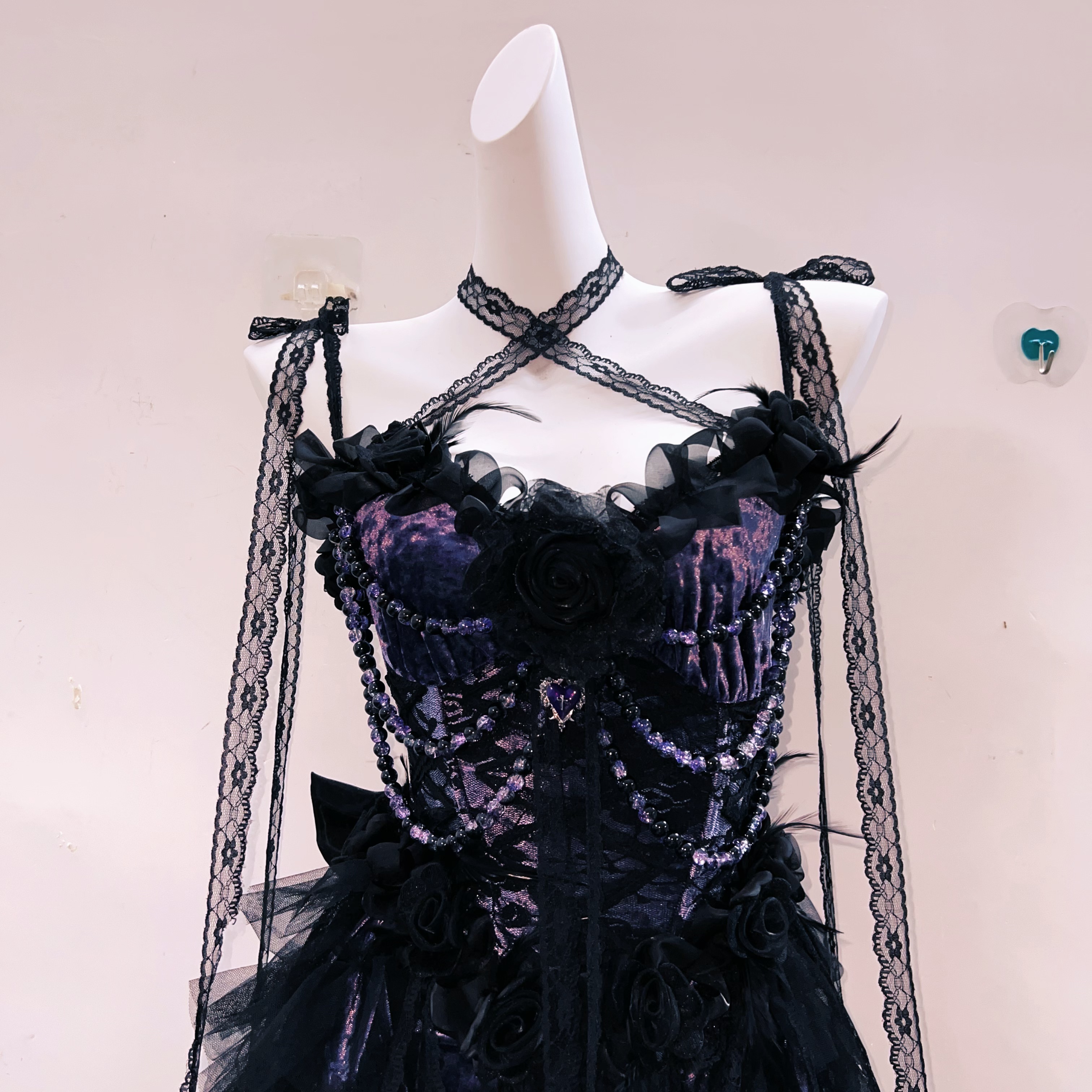 Robe formelle unique y2k robe formelle robe formelle gothique Harajuku robe formelle vintage robe formelle vêtements gothiques vêtements y2k