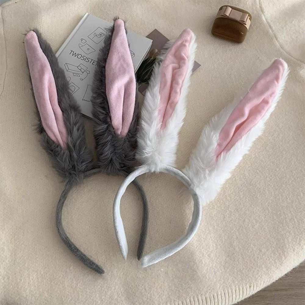 Serre-têtes mignons en forme d'oreilles de lapin, accessoires photo pour filles, bandeaux pour cheveux, coiffures de cosplay pour fête, déguisement de Pâques