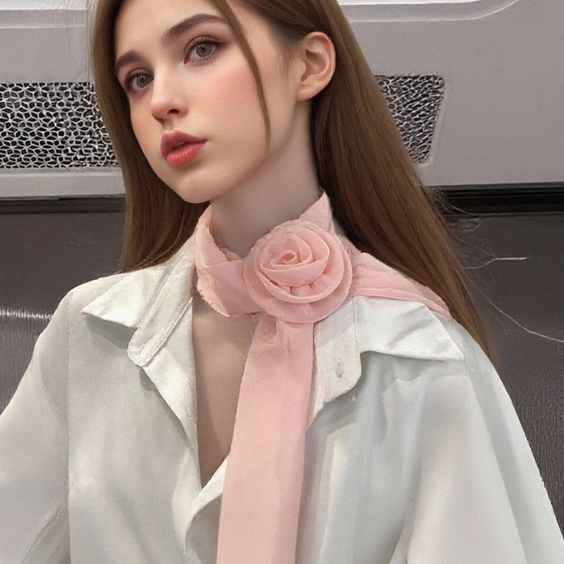 26 couleurs foulard décoratif solide Rose Rose tricoté écharpe châle châle fleur crème solaire foulard dames bureau écharpe