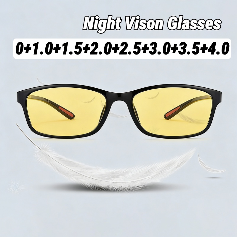 Nouvelles Lunettes de Presbytie à Vision Nocturne 2026 – Monture Carrée Élégante et Ultra-Légère, Anti-Reflet, pour la Conduite Nocturne