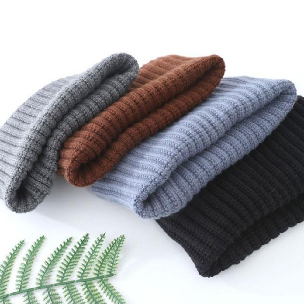 Nouveau Chauffe-cou tricoté chaud coupe-vent col Cervical conception épaisse écharpe tricotée hommes femmes