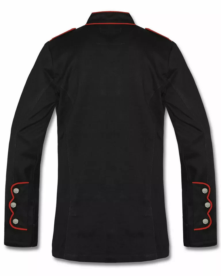 Manteau rétro Vintage Rococo Punk et gothique, veste de cirque à manches longues pour hommes, événement/fête de carnaval, manteau décontracté quotidien pour adultes