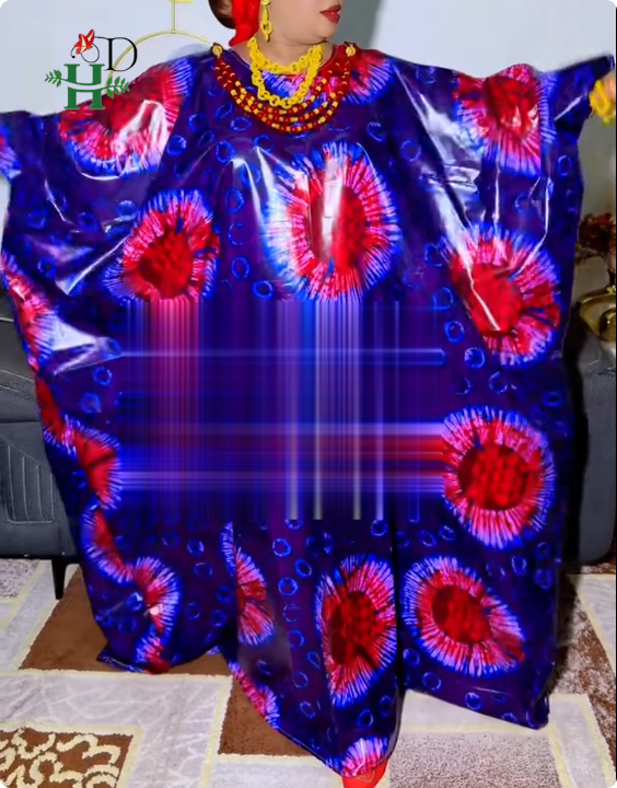 H&D Vêtement Africain Femme Luxe Basin Rich Original Dubai Dress pour Femmes Robes en Solde Robes Africaines pour Femme