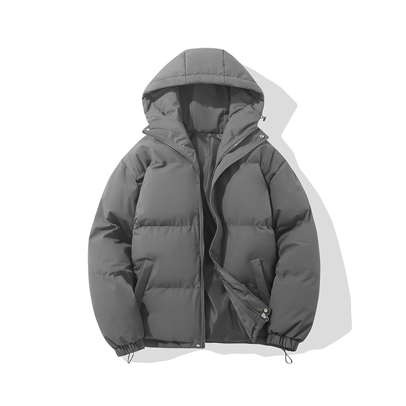 Nouvelle veste matelassée à capuche pour hommes et femmes, vêtement décontracté et chaud pour couples.