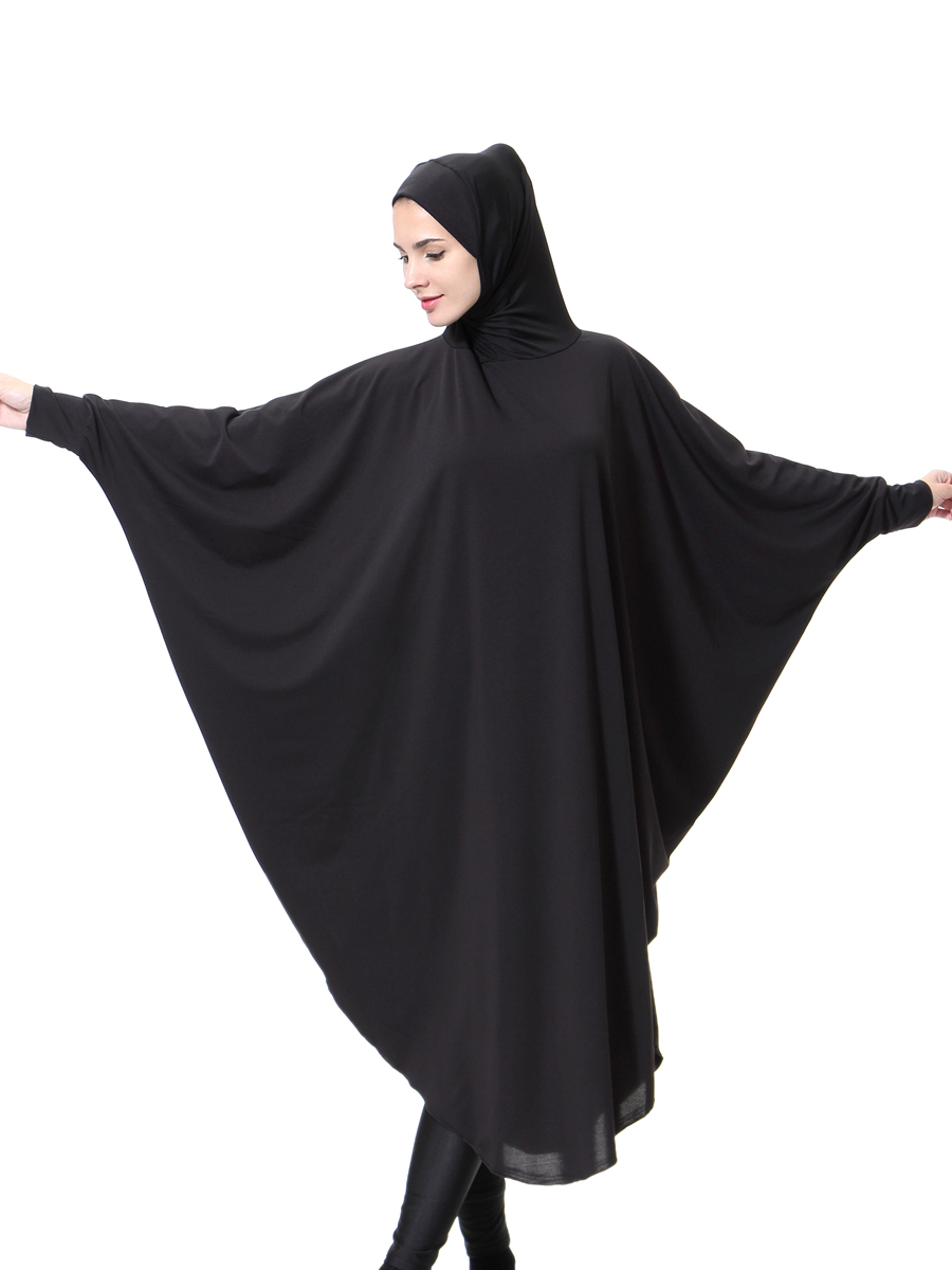 Grand Khimar Abaya femmes musulmanes robes Hijab aériennes Eid à capuche Ramadan dubaï Robe arabe islamique Abayas Burqa vêtements caftan