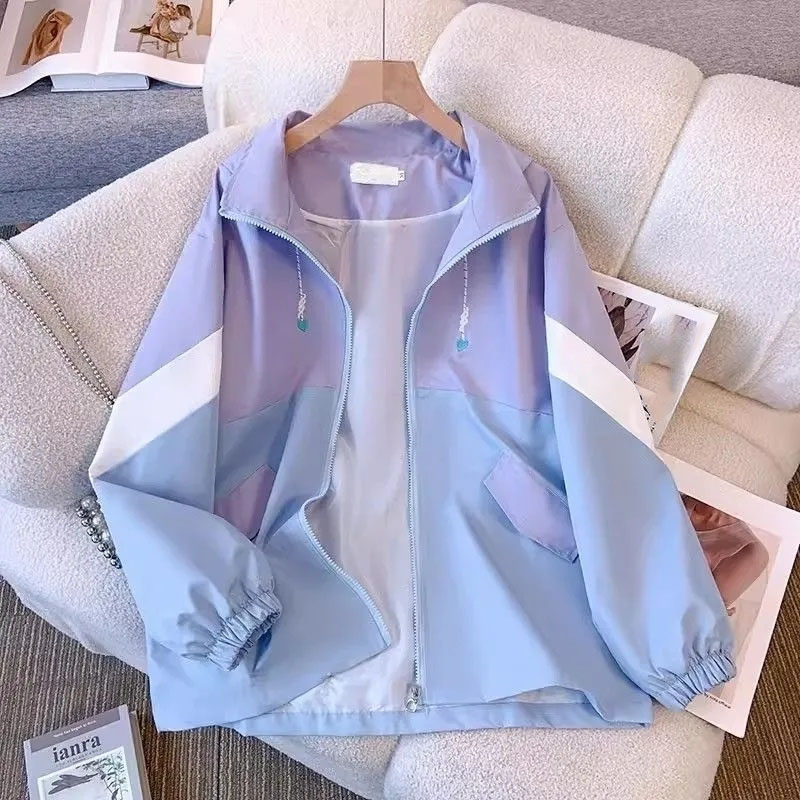 Manteau de travail sportif à manches longues pour femmes, veste fine Stormtrooper féminine 2026, manteau d'extérieur à capuche et fermeture éclair pour femmes, printemps automne