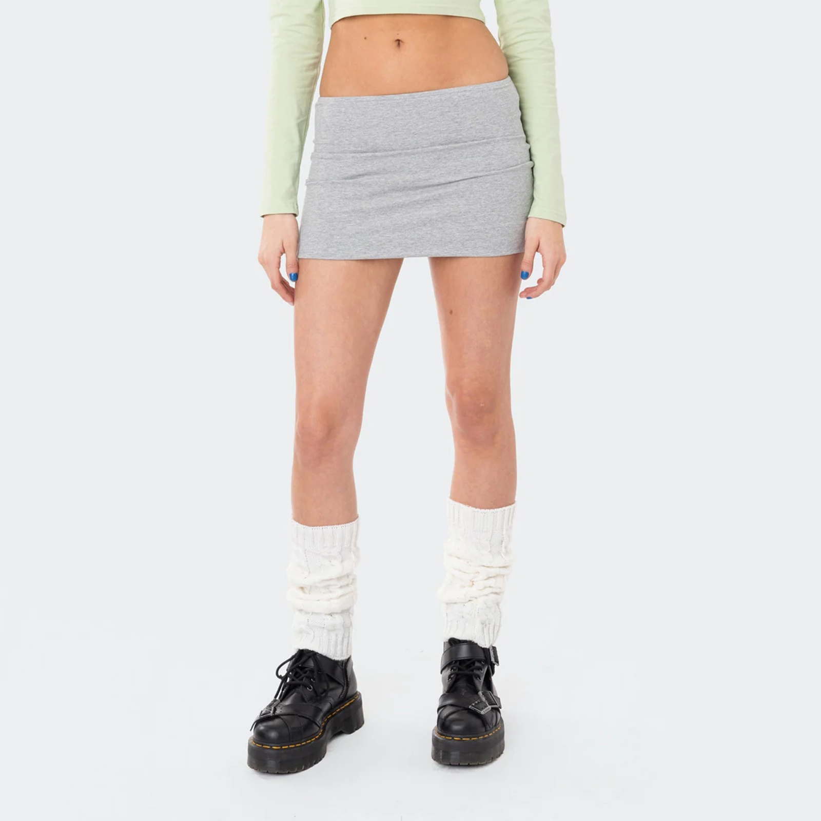 Mini-jupes taille basse pour femmes, sexy, couleur unie, slim, été