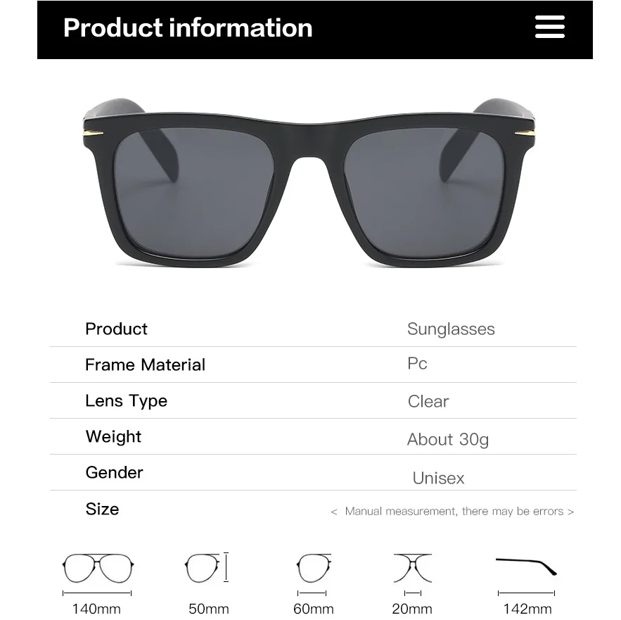Lunettes de soleil à lentille de lecture bleue pour hommes, tendance, carrées, teintées, presbytes, de styliste, pour femmes, ombre d'extérieur, lecteurs, + 1.75