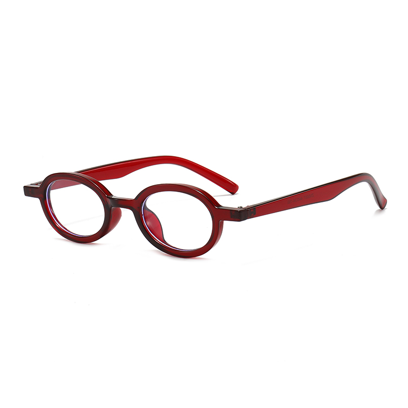 Petites montures de lunettes rondes tendance pour femmes, montures optiques classiques, lunettes anti-lumière bleue, montures simples ﻿