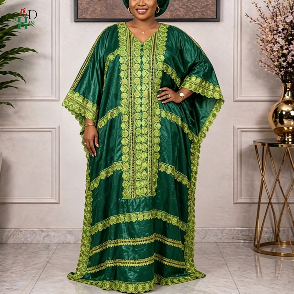 H & D robes africaines pour femmes Bazin Riche Tradition broderie Robe de mariée vêtements robes de fête jupe Dashiki