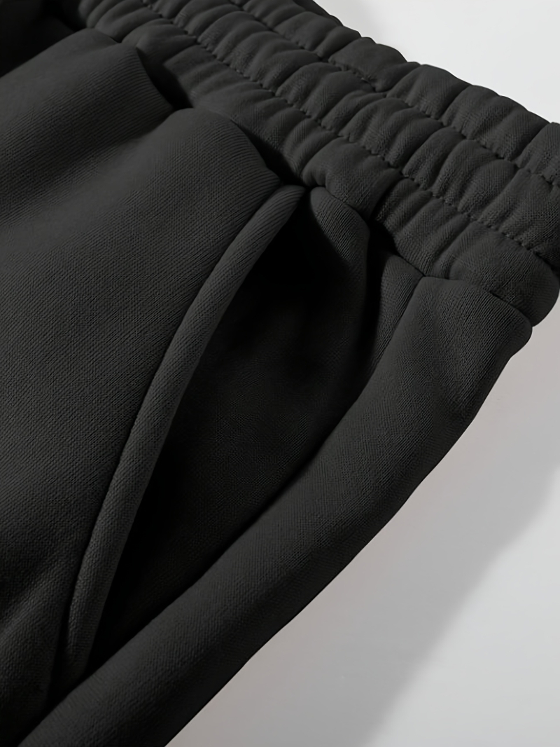 Ensemble décontracté imprimé pour homme, composé d'un sweat à capuche et d'un pantalon de jogging imprimé, avec taille élastique, cordon de serrage, coupe régulière, pantalon de jogging décontracté