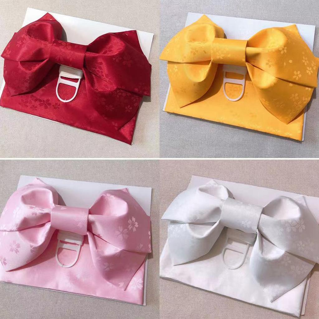 Kimono japonais Obi pour femmes, ceinture Yukata solide, classique Geisha, ceinture de taille, automne hiver, robe douce, ceinture de réglage de nœud papillon