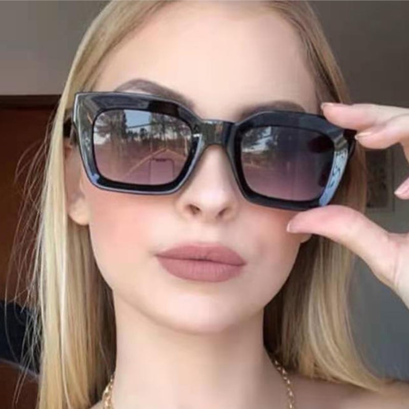 Lunettes de soleil carrées vintage pour femmes et hommes 2026 – Design rétro tendance de marque – Lunettes de soleil uniques et populaires pour femme – Protection UV400