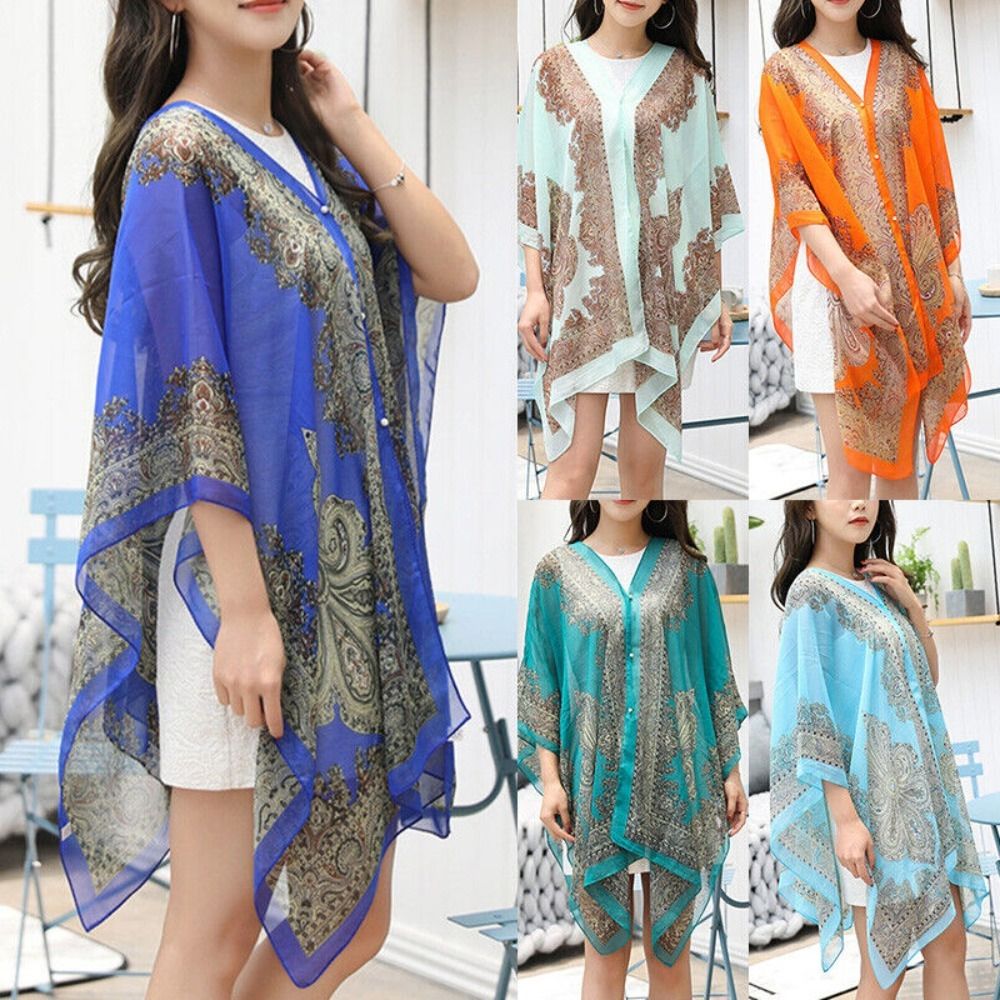 Châle multifonctionnel pour femmes, écharpe de plage, poncho, robe de plage, bikini, maillots de bain, caftan, haut, été