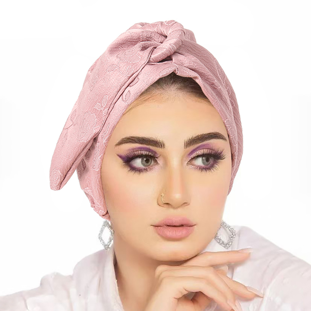 Turban uni pour femme, chapeau indien, hijab musulman, bonnet, foulard pour perte de cheveux, bonnet chimio, couvre-chef, bandanas, turbante mujer