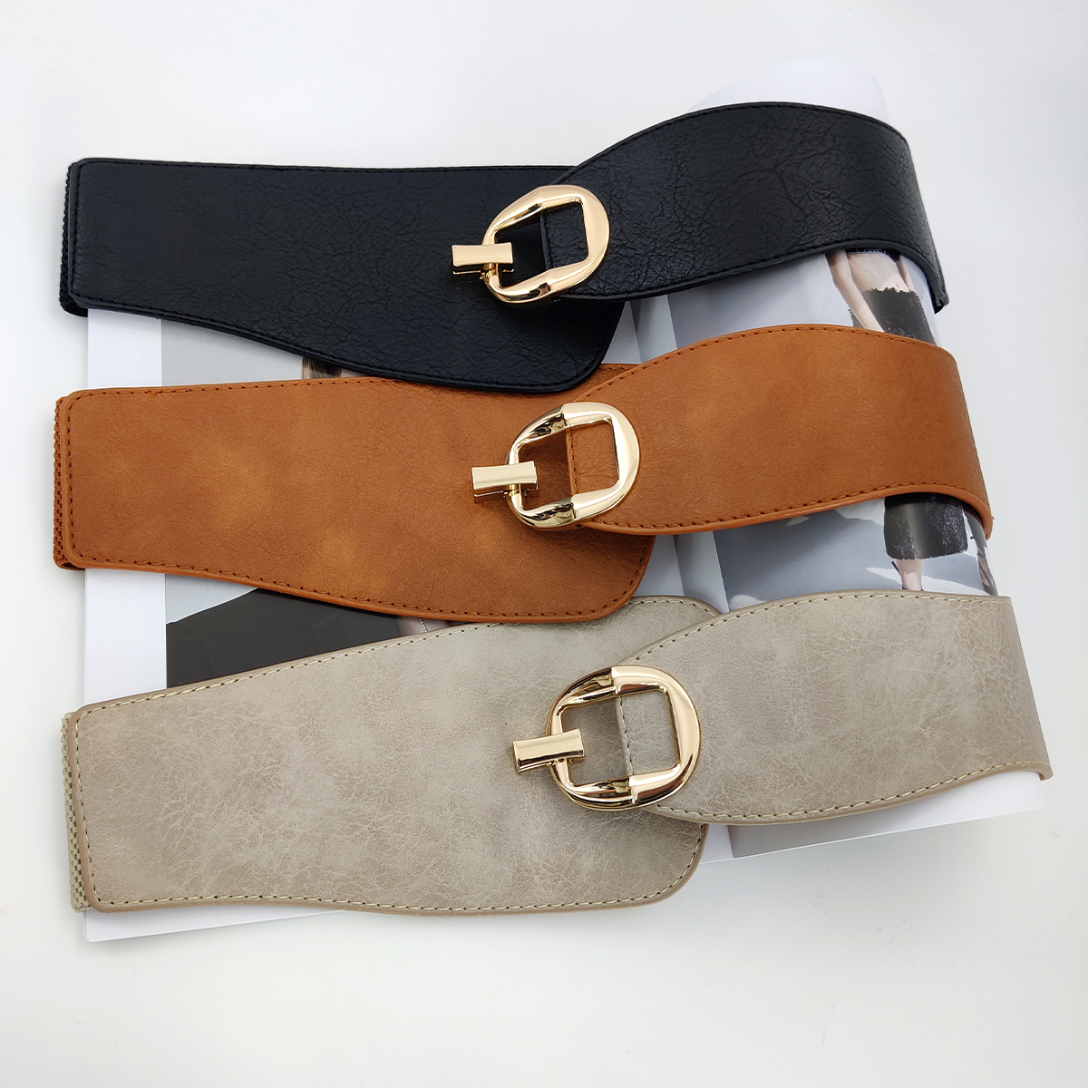 Ceintures de créateurs pour femmes de haute qualité grande taille Cummerbunds extensibles ceinture grande taille large ceinture Corset élastique pour robe manteau