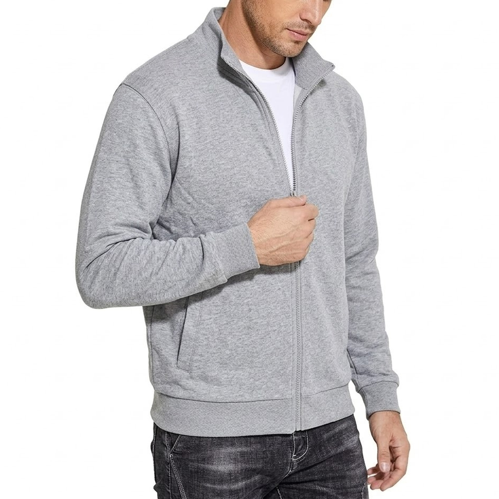 Nouveaux Sweat-shirts Homme Automne Printemps, Manteaux à Capuche de Sport, Vestes Cardigan Tricotées à Manches Longues, Vêtements d'Extérieur Premium Colorés pour Hommes