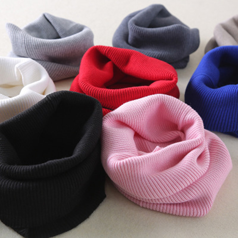 Écharpes chaudes en cachemire unisexe, laine élastique, tricot, anneau, cou, snood, épais, coupe-vent, cyclisme, conduite, pull, femme, hiver, O20