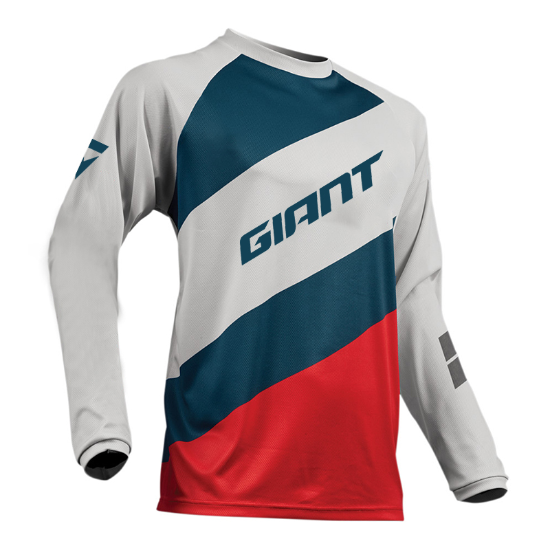 Maillot de vélo tout-terrain pour descente en montagne, chemise de vélo de montagne BMX, sweat-shirt respirant à séchage rapide