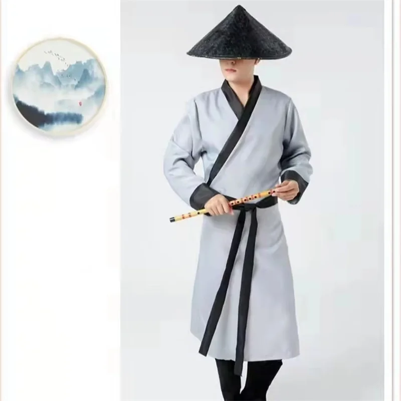 Nouveau Costume de Héros Chinois Ancien pour Homme, Tenue Traditionnelle de Sabreur, Robe de Cosplay d'Assassin Vintage pour Arts Martiaux, Hanfu pour Hommes et Femmes