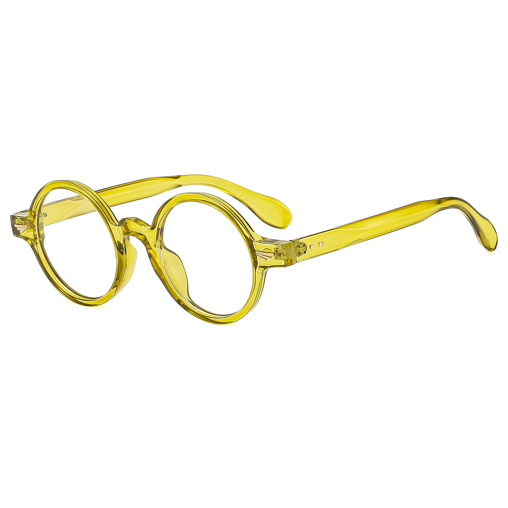 Vintage lunettes rondes cadre femmes hommes unisexe Anti lumière bleue lunettes Ins mode étudiants rétro lunettes aile Oculos De Grau