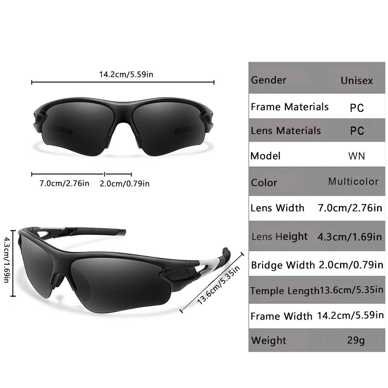 Lunettes de soleil unisexes à la mode, pour sports de plein air, pêche, cyclisme, course à pied, conduite, lunettes confortables pour hommes et femmes