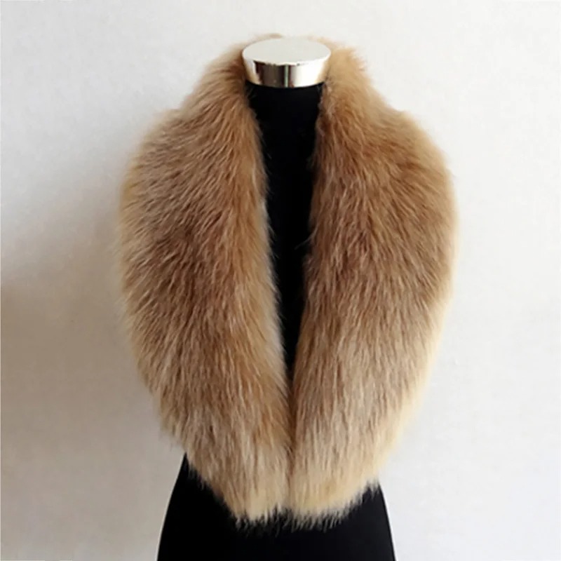 Hiver Imitation fourrure de renard femme châle chaud mode tendance écharpe automne peluche Ins Style Shibuya épices filles manteau accessoires