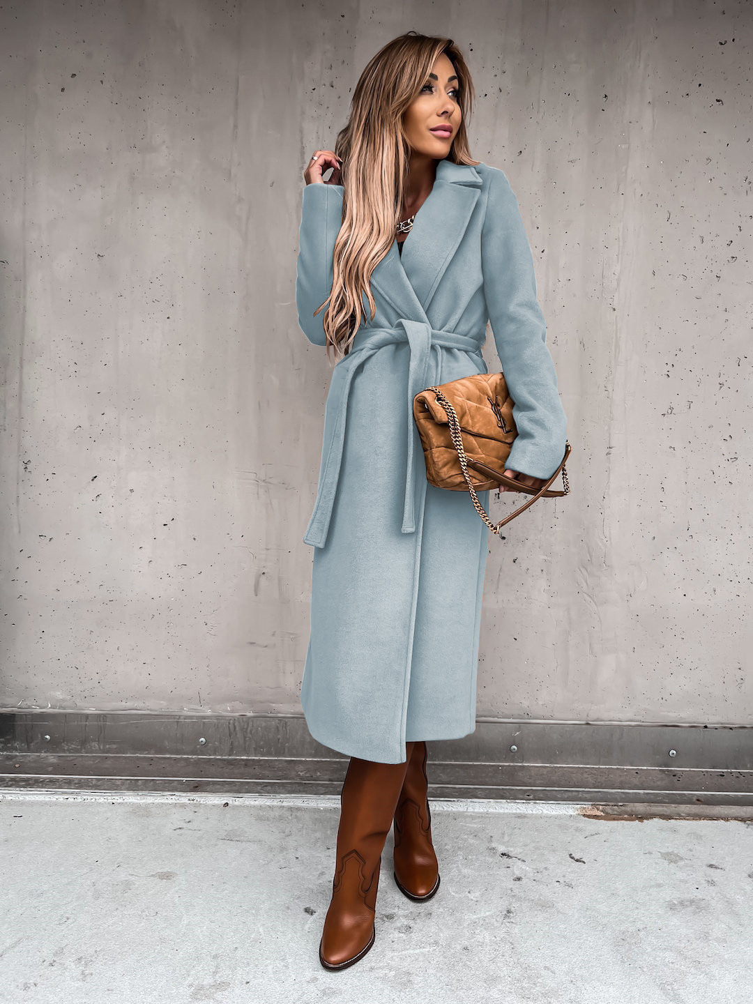 Manteaux d'automne et d'hiver européens et américains pour femmes, couleur unie, col à revers, manches longues, en laine, style simple