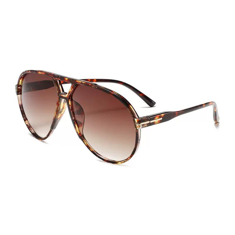 Lunettes de soleil surdimensionnées de marque de luxe pour femmes et hommes, légères, UV400, tendance, pour la conduite, style rétro cool, lunettes de pilote