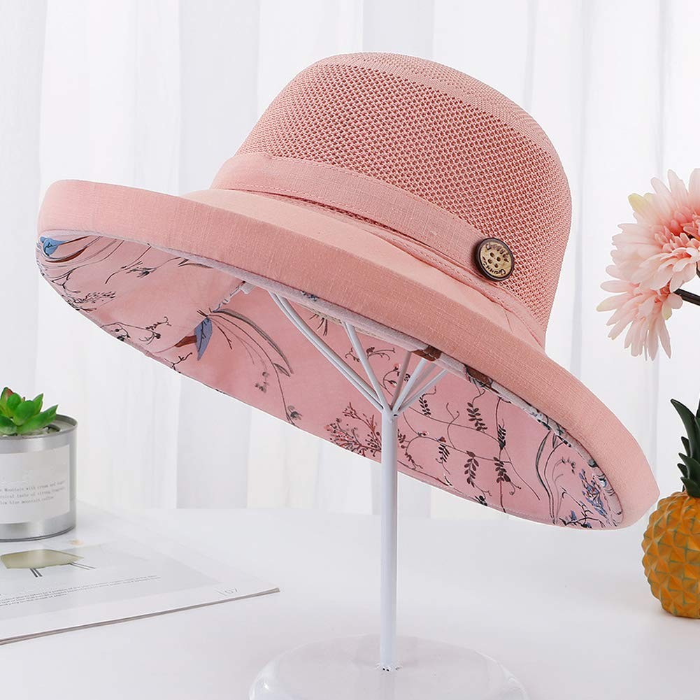 Chapeaux de soleil en maille pour femmes, plage d'été, UV UPF, large mentonnière, grand avant-toit, pliable, Portable, pare-soleil, chapeau de pêcheur